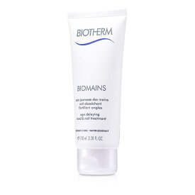 【月間優良ショップ受賞】 Biotherm Biomains Age Delaying Hand & Nail Treatment - Water Resistant ビオテルム ビオメイン エイジディレイング ハンド&ネイルトリートメント 送料無料 海外通販