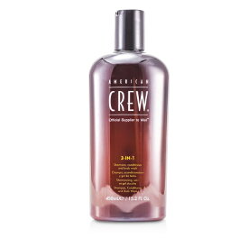 【月間優良ショップ受賞】 American Crew Men 3-IN-1 Shampoo, Conditioner & Body Wash アメリカンクルー メン 3 in 1 シャンプー、コンディショナー&ボディウォッシュ 450ml/1 送料無料 海外通販