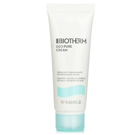 【月間優良ショップ受賞】 Biotherm Deo Pure Antiperspirant Cream ビオテルム デオピュア　アンチパースピラントクリーム 75ml/2.53oz 送料無料 海外通販
