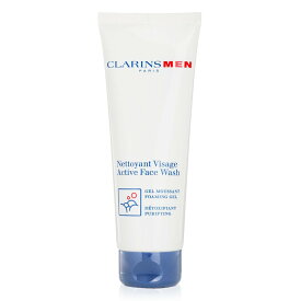 【月間優良ショップ受賞】 Clarins Men Active Face Wash クラランス メン　アクティブ フェースウォッシュ 125ml/4.4oz 送料無料 海外通販