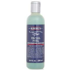 【月間優良ショップ受賞】 Kiehl's Facial Fuel Energizing Face Wash Gel Cleanser キールズ フェイシャルヒュール エナジャイジングフェイスウォッシュジェルクレンザー 250ml/8.4oz 送料無料 海外通販