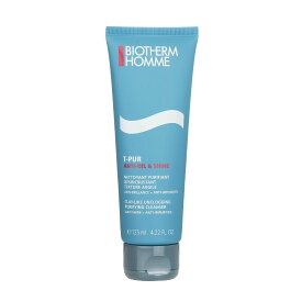 【月間優良ショップ受賞】 Biotherm Homme T-Pur Clay-Like Unclogging Purifying Cleanser ビオテルム オム Tピュール クレンザー 125ml/4.22oz 送料無料 海外通販