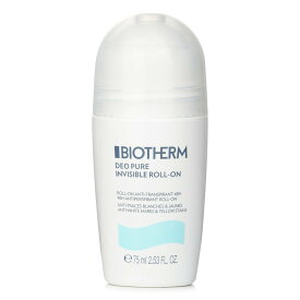 【月間優良ショップ受賞】 Biotherm Deo Pure Invisible 48 Hours Antiperspirant Roll-On ビオテルム デオ ピュア インビジブル 48 アワー ロールオン 75ml/2.53oz 送料無料 海外通販