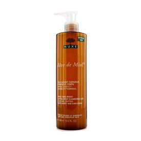 【月間優良ショップ受賞】 Nuxe Reve De Miel Face & Body Ultra-Rich Cleansing Gel (Dry & Sensitive Skin) ニュクス レーブドミエル フェイス & ボディ ジェル ソープ 400ml/13.5oz 送料無料 海外通販