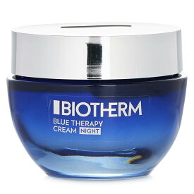 【月間優良ショップ受賞】 Biotherm Blue Therapy Night Cream (For All Skin Types) ビオテルム ブルーセラピーナイトクリーム (オールスキンタイプ) 50ml/1.69oz 送料無料 海外通販