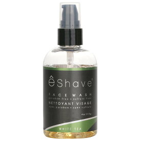 【月間優良ショップ受賞】 EShave Face Wash - White Tea eシェーブ フェイスウォッシュ - ホワイトティー 113g/4oz 送料無料 海外通販