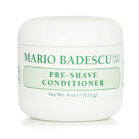 【月間優良ショップ受賞】 Mario Badescu Pre-Shave Conditioner マリオ バデスク プレシェーブ コンディショナー 118ml/4oz 送料無料 海外通販