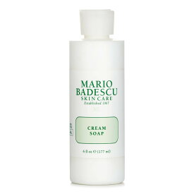 【月間優良ショップ受賞】 Mario Badescu Cream Soap - For All Skin Types マリオ バデスク クリーム ソープ - For オール スキン タイプ 177ml/6oz 送料無料 海外通販