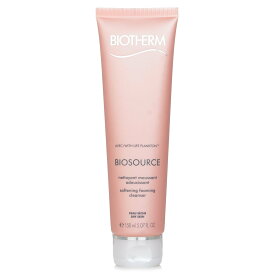 【月間優良ショップ受賞】 Biotherm Biosource Softening Foaming Cleanser - For Dry Skin ビオテルム バイオソース ソフトニング フォームミング クレンザー - For ドライ スキン 150ml/5.07oz 送料無料 海外通販