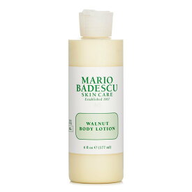 【月間優良ショップ受賞】 Mario Badescu Walnut Body Lotion - For All Skin Types マリオ バデスク ウォール ボディ ローション - For オール スキン タイプ 177ml/6oz 送料無料 海外通販