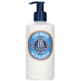 【月間優良ショップ受賞】 L'Occitane Shea Butter Rich Body Lotion ロクシタン シア バター リッチ ボディ ローション 250ml/8.4oz 送料無料 海外通販