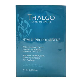【月間優良ショップ受賞】 Thalgo Hyalu-Procollagene Wrinkle Correcting Pro Eye Patches タルゴ Hyalu-Procollagene Wrinkle Correcting Pro Eye Patches 8x2pa 送料無料 海外通販