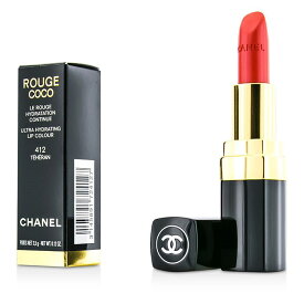 【月間優良ショップ受賞】 Chanel Rouge Coco Ultra Hydrating Lip Colour - # 412 Teheran シャネル ルージュ ココ - # 412 テヘラン 3.5g/0.12oz 送料無料 海外通販