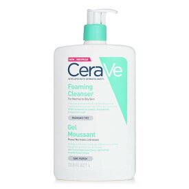 【月間優良ショップ受賞】 CeraVe Foaming Cleanser For Normal to Oily Skin (With Pump) セラヴィ Foaming Cleanser For Normal to Oily Skin (With Pump) 1000ml 送料無料 海外通販
