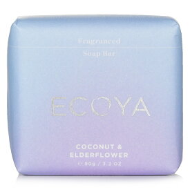 【月間優良ショップ受賞】 Ecoya Soap - Coconut & Elderflower Ecoya Soap - Coconut & Elderflower 90g/3.2oz 送料無料 海外通販