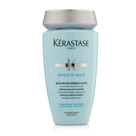 【月間優良ショップ受賞】 Kerastase Specifique Bain Riche Dermo-Calm Cleansing Soothing Shampoo (Sensitive Scalp, Dry Hair) ケラスターゼ Specifique Bain Ric 送料無料 海外通販