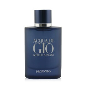 【月間優良ショップ受賞】 Giorgio Armani Acqua Di Gio Profondo Eau De Parfum Spray ジョルジオ アルマーニ アクアディジオ プロフォンド EDPスプレー 75ml/2.5oz 送料無料 海外通販