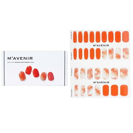 【月間優良ショップ受賞】 Mavenir Nail Sticker (Orange) - # Marmalade Marble Nail Mavenir Nail Sticker (Orange) - # Marmalade Marble Nail 32pcs 送料無料 海外通販
