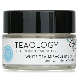 【月間優良ショップ受賞】 Teaology White Tea Miracle Eye Cream Teaology White Tea Miracle Eye Cream 15ml/0.5oz 送料無料 海外通販