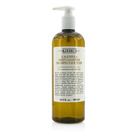 【月間優良ショップ受賞】 Kiehl's Calendula Deep Cleansing Foaming Face Wash キールズ カレンデュラ ディープ クレンジング フォームミング フェイス ウォッシュ 500ml/16.9oz 送料無料 海外通販