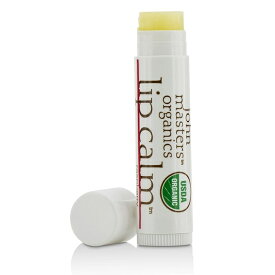 【月間優良ショップ受賞】 John Masters Organics Lip Calm - Raspberry ジョンマスターオーガニック リップカ—ム - ラズベリー 4g/0.15oz 送料無料 海外通販