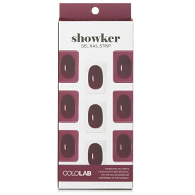 【月間優良ショップ受賞】 Cololab Showker Gel Nail Strip # CSF512 Better Deep Red Cololab Showker Gel Nail Strip # CSF512 Better Deep Red 1pcs 送料無料 海外通販