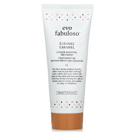【月間優良ショップ受賞】 Evo Fabuloso Colour Boosting Treatment - # Caramel イーヴォ Fabuloso Colour Boosting Treatment - # Caramel 220ml/7.5oz 送料無料 海外通販