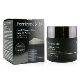 【月間優良ショップ受賞】 Perricone MD Cold Plasma Plus+ Sub-D/Neck ドクターペリコン コールド プラズマ プラス+ サブ D/ネック 118ml/4oz 送料無料 海外通販