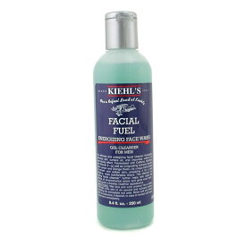 【月間優良ショップ受賞】 Kiehl's Facial Fuel Energizing Face Wash Gel Cleanser キールズ フェイシャルヒュール エナジャイジングフェイスウォッシュジェルクレンザー 250ml/8.4oz 送料無料 海外通販