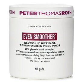 【月間優良ショップ受賞】 Peter Thomas Roth Even Smoother Glycolic Retinol Resurfacing Peel Pads ピーター・トーマス・ロス Even Smoother Glycolic Retinol Resurfaci 送料無料 海外通販