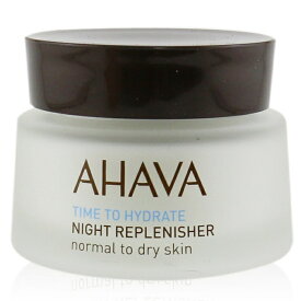 【月間優良ショップ受賞】 Ahava Time To Hydrate Night Replenisher (Normal to Dry Skin) アハバ タイムトゥハイドレートナイトリプレニッシャ— ( ノーマル〜 ドライスキン ) 50ml/1.7oz 送料無料 海外通販