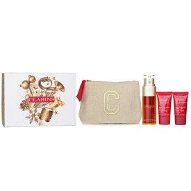 【月間優良ショップ受賞】 Clarins Rituale Double Serum & Multi Intensive Set: クラランス Rituale Double Serum & Multi Intensive Set: 3pcs+1bag 送料無料 海外通販