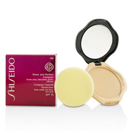 【月間優良ショップ受賞】 Shiseido Sheer & Perfect Compact Foundation SPF15 - #I00 Very Light Ivory 資生堂 シアーアンドパーフェクト コンパクト SPF15 - #I00 Very Light Ivo 送料無料 海外通販