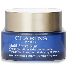 【月間優良ショップ受賞】 Clarins Multi Active Night Targets Fine Lines Revitalizing Night Cream (For Normal to Dry Skin) クラランス Multi Active Night Tar 送料無料 海外通販