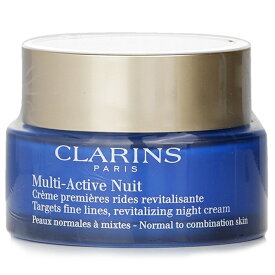 【月間優良ショップ受賞】 Clarins Multi Active Night Targets Fine Lines Revitalizing Night Cream (For Normal To Combination Skin) クラランス Multi Active N 送料無料 海外通販