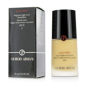 【月間優良ショップ受賞】 Giorgio Armani Power Fabric Longwear High Cover Foundation SPF 25 - # 2 (Fair, Golden) ジョルジオ アルマーニ パワー ファブリッ 送料無料 海外通販