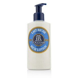 【月間優良ショップ受賞】 L'Occitane Shea Butter Rich Body Lotion ロクシタン シア バター リッチ ボディ ローション 250ml/8.4oz 送料無料 【楽天海外直送】