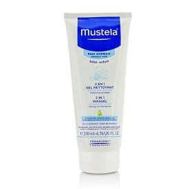 【月間優良ショップ受賞】 Mustela 2 In 1 Body & Hair Cleansing gel - For Normal Skin ムステラ 2 イン 1 ボディ & ヘア クレンジング ゲル - For ノーマル スキン 200 送料無料 海外通販