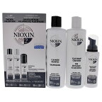 【月間優良ショップ受賞】 Nioxin System 2 Kit 10.1oz Cleanser Shampoo, 10.1 oz Scalp Therapy Conditioner, 1Liter Scalp and Hair Treatment ニオキシン システム2キ 送料無料 海外通販