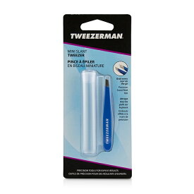 【月間優良ショップ受賞】 Tweezerman Mini Slant Tweezer - Bahama Blue ツィーザーマン ミニスラントツイーザー - Bahama Blue - 送料無料 海外通販