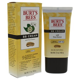 【月間優良ショップ受賞】 Burt's Bees BB Cream SPF 15 - Light/Medium Makeup バーツビーズ BBクリームSPF15-ライト/ミディアムメイク 1.7 oz 送料無料 海外通販