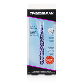 【月間優良ショップ受賞】 Tweezerman Slant Tweezer (Pattern Prints) - Animal Print/ Purple Leopard ツィーザーマン スラント ツィーザー (Pattern Prints) - Animal Print/ 送料無料 海外通販