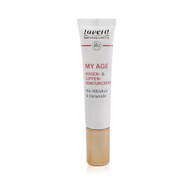 【月間優良ショップ受賞】 Lavera My Age Eye & Lip Contour Cream With Organic Hibiscus & Ceramides - For Mature Skin ラヴェーラ My Age Eye & 送料無料 海外通販