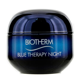 【月間優良ショップ受賞】 Biotherm Blue Therapy Night Cream (For All Skin Types) ビオテルム ブルーセラピーナイトクリーム (オールスキンタイプ) 50ml/1.69oz 送料無料 海外通販