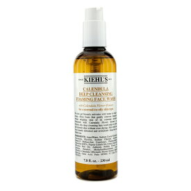 【月間優良ショップ受賞】 Kiehl's Calendula Deep Cleansing Foaming Face Wash キールズ キールズ ディープクレンジング ジェル CL 230ml/7.8oz 送料無料 海外通販