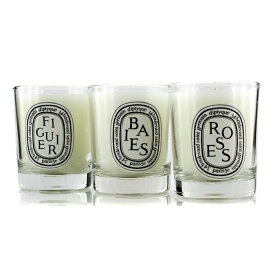 【月間優良ショップ受賞】 Diptyque Mini Candle Coffret: (Baies, Figuier, Roses) ディプティック ミニ キャンドル コフレ: (ベ・フィギエ・ローズ) 3x 70g/2.4oz 送料無料 海外通販