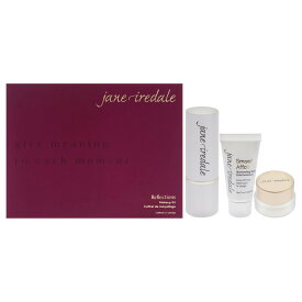 【月間優良ショップ受賞】 Jane Iredale Reflections Makeup Kit 0.26oz Glow Time Highlighter Stick - Solstice, 0.03oz 24-Karat Gold Dust, 0.24oz Smooth 送料無料 海外通販