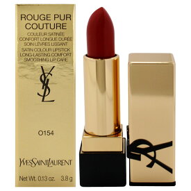 【月間優良ショップ受賞】 Yves Saint Laurent Rouge Pur Couture Satin Lipstick - O154 Orange Fatal 0.13 oz 送料無料 海外通販