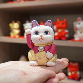 【招き猫】光彩 | 江戸木目込み | 柿沼人形
