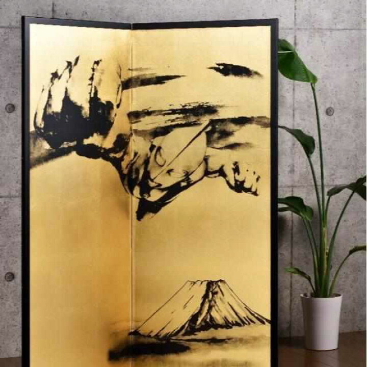 楽天市場】【屏風】ウルトラマン 富士山 (縁あり) | 本装屏風 - 水墨画 